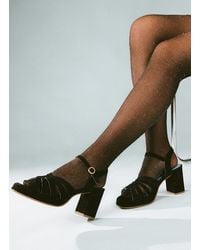 Joanie - Clothing Montpellier Suede Platform Sandals - Lyst