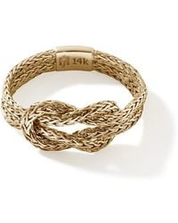 John Hardy - Love Knot Ring, 1.8mm In 14k Yellow Gold - Lyst