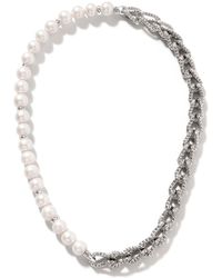 John Hardy - Asli Link Chain Pearl Necklace - Lyst