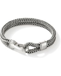 John Hardy - Hook Clasp Bracelet In Sterling Silver, Medium - Lyst