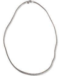 John Hardy - Naga Box Chain Necklace, 3.7mm In Sterling Silver, 24 - Lyst
