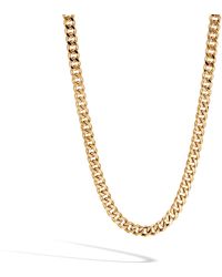 John Hardy - Curb Chain Necklace, 6.5mm In 18k Yellow Gold, 26 - Lyst