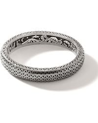 John Hardy - Carved Chain Hinged Bangle - Lyst