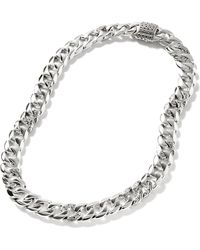 John Hardy - Curb Chain Necklace, 14mm In Sterling Silver, 18 - Lyst