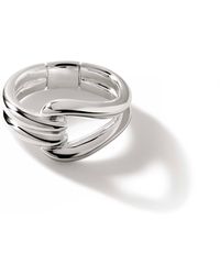 John Hardy - Surf Link Ring In Sterling Silver - Lyst