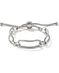 John Hardy - Soft Chain Slider Bracelet In Sterling Silver, Medium/large - Lyst