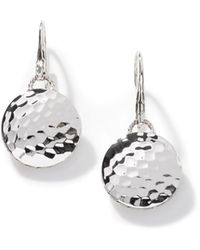 John Hardy - Palu Dot Drop Earrings In Sterling Silver - Lyst