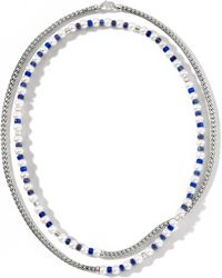 John Hardy - Colorblock Necklace In Sterling Silver, 36 - Lyst