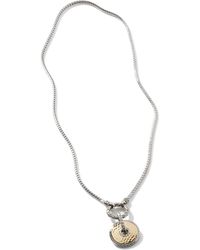 John Hardy - Palu Amulet Keyring Necklace In Sterling Silver/18k Gold - Lyst