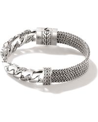 John Hardy - Rata Curb Chain Bracelet In Sterling Silver - Lyst