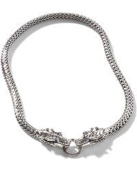 John Hardy - Legends Naga 7.5mm Necklace In Sterling Silver - Lyst