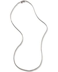 John Hardy - Naga Box Chain Necklace, 2.7mm In Sterling Silver, 18 - Lyst