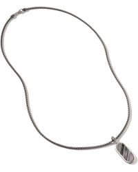 John Hardy - Carved Tag Necklace - Lyst