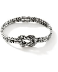 John Hardy - Love Knot 3.5mm Bracelet In Sterling Silver - Lyst