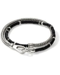 John Hardy - Heishi Chain Wrap Bracelet In Sterling Silver, Large - Lyst