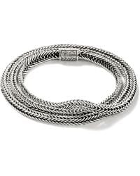 John Hardy - Kami Chain Triple Wrap Bracelet, 4.5mm In Sterling Silver, Medium - Lyst