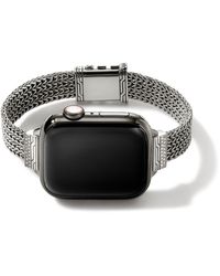 John Hardy - Smart Watch Strap, 12mm In Sterling Silver, Medium - Lyst