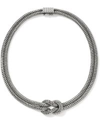 John Hardy - Love Knot Necklace, 10Mm - Lyst