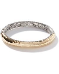John Hardy - Palu 8.5mm Bangle Bracelet In Sterling Silver/18k Gold - Lyst