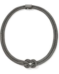 John Hardy - Love Knot Necklace, 10Mm - Lyst
