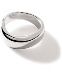 John Hardy - Surf 7.5mm Band Ring In Sterling Silver - Lyst