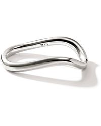 John Hardy - Surf Link Double Finger Ring In Sterling Silver - Lyst
