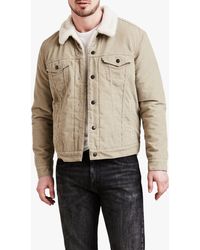 levi's mens type 3 sherpa trucker jacket fegin