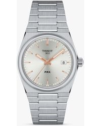 Tissot - Prx Date Bracelet Strap Watch - Lyst