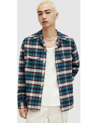 AllSaints - Crayo Check Long Sleeve Shirt - Lyst