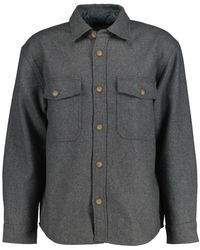 GANT - Wool Blend Overshirt - Lyst