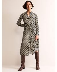 Boden - Kate Geometric Midi Shirt Dress - Lyst
