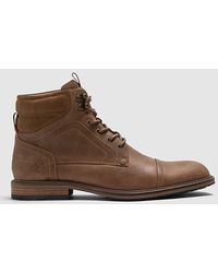 Rodd & Gunn - Dunedin Leather Military Boots - Lyst