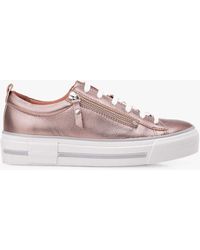 Moda In Pelle - Filician Low Top Leather Trainers - Lyst