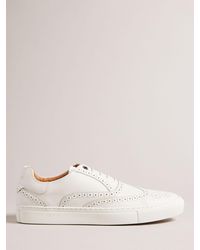 Ted Baker - Burnished Leather Brogue Hybrid Shoes - Lyst