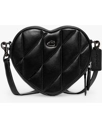 COACH - Heart Quilted Cross Body Bag - Lyst
