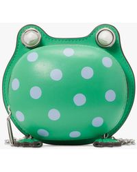 Kate Spade - Lily Frog Leather Cross Body Bag - Lyst