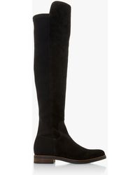 Dune - Tropic Suede Knee High Boots - Lyst