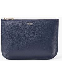 Aspinal of London - Large Ella Pebble Grain Leather Pouch - Lyst