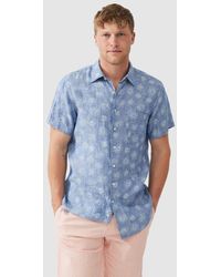 Rodd & Gunn - Carleton Floral Linen Shirt - Lyst