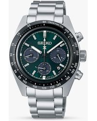 Seiko - Ssc933p1 Prospex Speedtimer Solar Chronograph Bracelet Strap Watch - Lyst