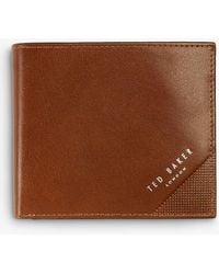 Ted Baker - Prug Leather Bifold Wallet - Lyst