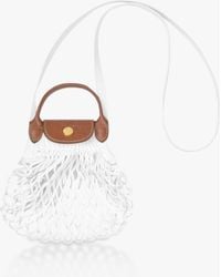 Longchamp - Le Pliage Filet Mini Top Handle Bag - Lyst