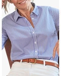 Pure Collection - Gingham Cotton Shirt - Lyst