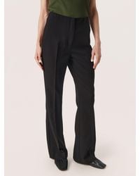 Soaked In Luxury - Corinne High Waisted Wide Legs Trousers - Lyst