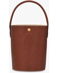 Longchamp - Epure Leather Bucket Bag - Lyst