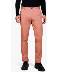 Sisley - Stretch Cotton Drill Chino Trousers - Lyst