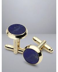 Charles Tyrwhitt - Gold Sodalite Luxury Cufflinks - Lyst