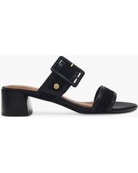 Radley - Sloane Square Buckle Detail Suede Mules - Lyst