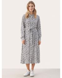 Part Two - Shelby Ether Graphic Print Midi Shirt Dress - Lyst