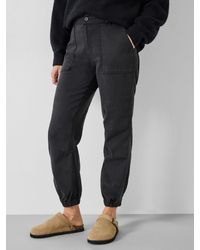 Hush - Riley Washed Cargo Trousers - Lyst